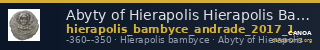Abyty of Hierapolis Hierapolis Bambyce Andrade 2017 Series 1 — CANOA
