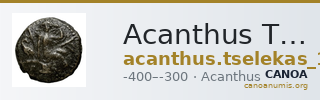 Acanthus Tselekas 1996 A I-IX — CANOA