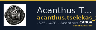 Acanthus Tselekas 1996 Period A, T1-3; B, T5-7; DR1-2 — CANOA