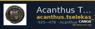 Acanthus Tselekas 1996 Period A, TR1-3; B, TR5-7 — CANOA