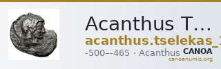 Acanthus Tselekas 1996 Period B, D1-5; D, D6 — CANOA