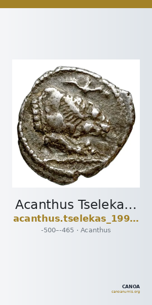 Acanthus Tselekas 1996 Period B, T4; C, T8-14 — CANOA