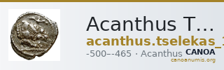 Acanthus Tselekas 1996 Period B, T4; C, T8-14 — CANOA