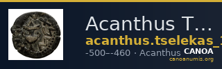 Acanthus Tselekas 1996 Period B, TR4; C, TR8-13 — CANOA