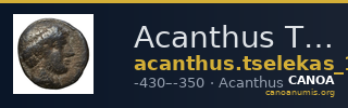 Acanthus Tselekas 1996 Period F-G, O1-11 — CANOA