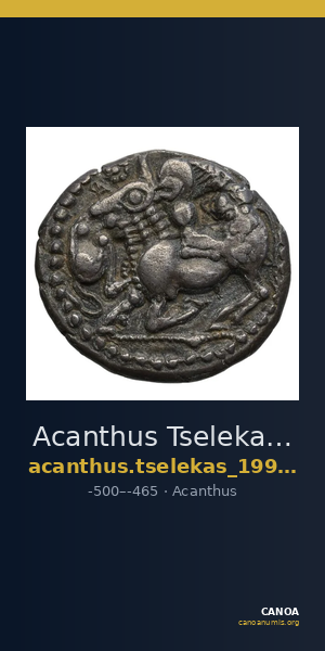 Acanthus Tselekas 1996 Periods B-C, groups 8-29 — CANOA