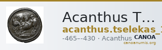 Acanthus Tselekas 1996 Periods D-E, groups 30-41 — CANOA