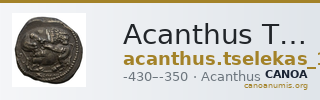 Acanthus Tselekas 1996 Periods F-G, groups 42-61 — CANOA