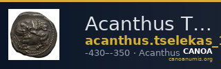 Acanthus Tselekas 1996 Periods F-G, groups 42-61 — CANOA