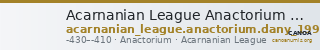 Acarnanian League Anactorium Dany 1999 Type IIa — CANOA