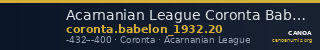 Acarnanian League Coronta Babelon 1932 20 — CANOA