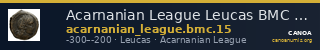 Acarnanian League Leucas BMC Acarnania 15 — CANOA