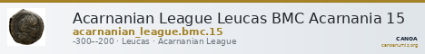Acarnanian League Leucas BMC Acarnania 15 — CANOA