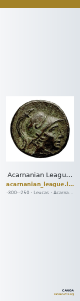 Acarnanian League Leucas Calciati 1990 p. 545, 1 — CANOA