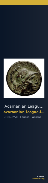 Acarnanian League Leucas Calciati 1990 p. 545, 1 — CANOA