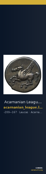 Acarnanian League Leucas Calciati 1990 pp. 545-6, 2-4 — CANOA