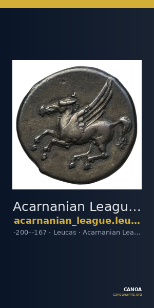 Acarnanian League Leucas Calciati 1990 pp. 545-6, 2-4 — CANOA