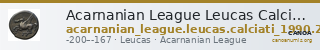 Acarnanian League Leucas Calciati 1990 pp. 545-6, 2-4 — CANOA