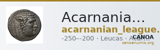 Acarnanian League Leucas Dany 1999 Type V.1 — CANOA