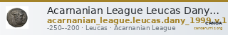 Acarnanian League Leucas Dany 1999 Type V.1 — CANOA