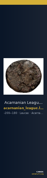 Acarnanian League Leucas Dany 1999 Type V.2 — CANOA