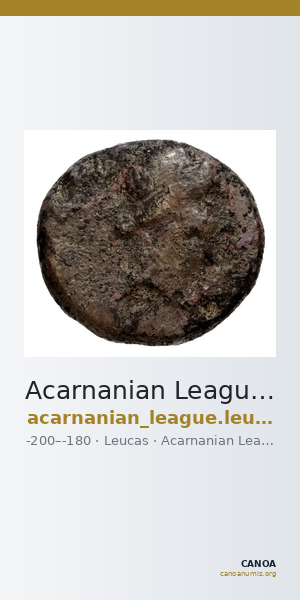 Acarnanian League Leucas Dany 1999 Type V.2 — CANOA