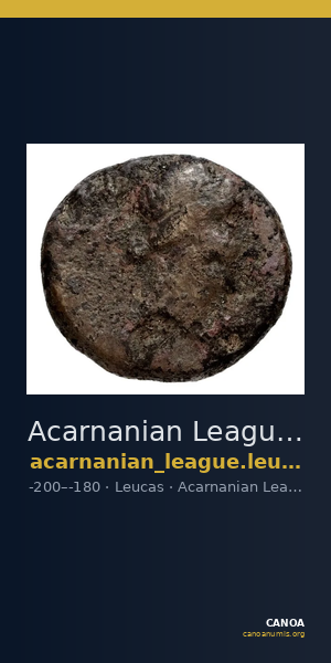 Acarnanian League Leucas Dany 1999 Type V.2 — CANOA