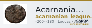 Acarnanian League Leucas Dany 1999 Type V.2 — CANOA