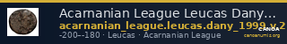 Acarnanian League Leucas Dany 1999 Type V.2 — CANOA