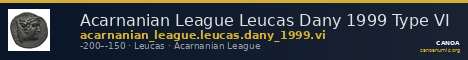 Acarnanian League Leucas Dany 1999 Type VI — CANOA