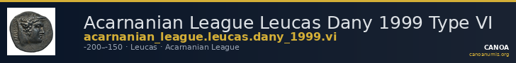 Acarnanian League Leucas Dany 1999 Type VI — CANOA