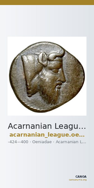 Acarnanian League Oeniadae Dany 1999 Type IIb — CANOA