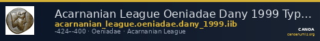 Acarnanian League Oeniadae Dany 1999 Type IIb — CANOA