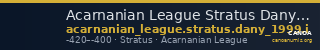 Acarnanian League Stratus Dany 1999 Type I — CANOA