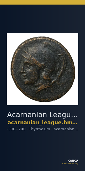 Acarnanian League Thyrrheium BMC Acarnania 21-24 — CANOA