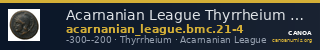 Acarnanian League Thyrrheium BMC Acarnania 21-24 — CANOA