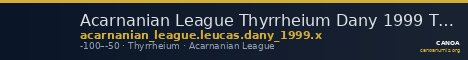 Acarnanian League Thyrrheium Dany 1999 Type X — CANOA