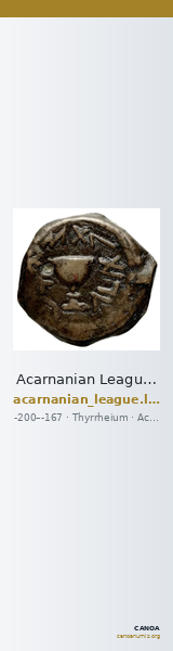 Acarnanian League Thyrrheium Dany 1999 Type XI — CANOA