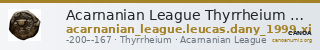 Acarnanian League Thyrrheium Dany 1999 Type XI — CANOA