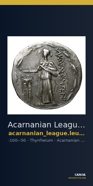 Acarnanian League Thyrrheium Dany 1999 Type XIII — CANOA