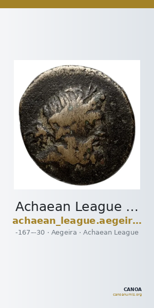 Achaean League Aegeira Benner 2008 Aigeira 1-23 — CANOA