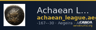 Achaean League Aegeira Benner 2008 Aigeira 1-23 — CANOA