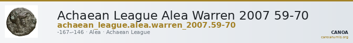 Achaean League Alea Warren 2007 59-70 — CANOA