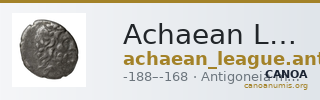 Achaean League Antigoneia Benner 2008 Antigonieia 1-13 — CANOA