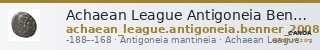 Achaean League Antigoneia Benner 2008 Antigonieia 1-13 — CANOA