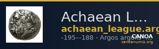 Achaean League Argos Benner 2008 Argos 1-8 — CANOA