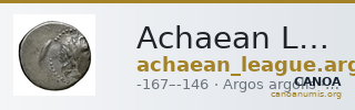 Achaean League Argos Benner 2008 Argos 15-19 — CANOA