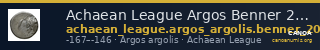 Achaean League Argos Benner 2008 Argos 15-19 — CANOA