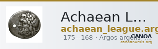 Achaean League Argos Benner 2008 Argos 9-14 — CANOA