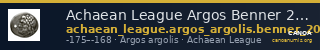 Achaean League Argos Benner 2008 Argos 9-14 — CANOA